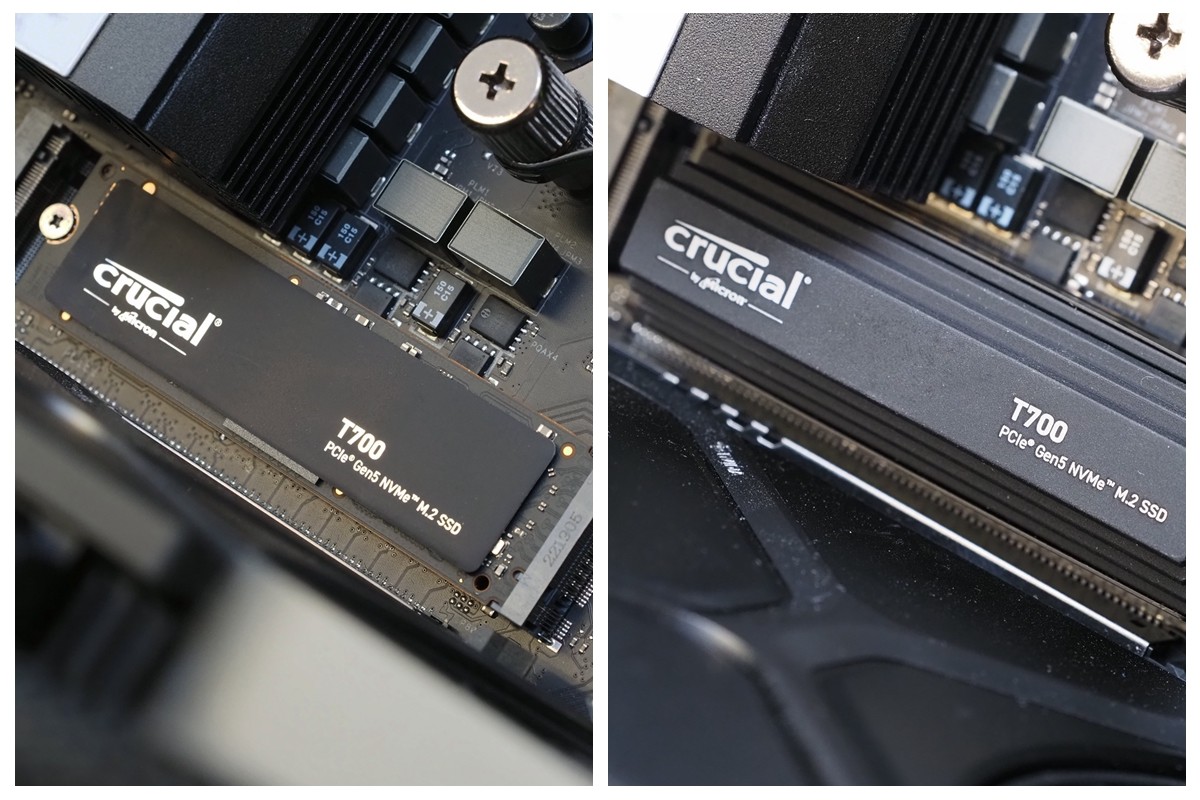 美光Crucial T700 Pro PCIe Gen 5 NVMe SSD 標準版與含散熱器版評測