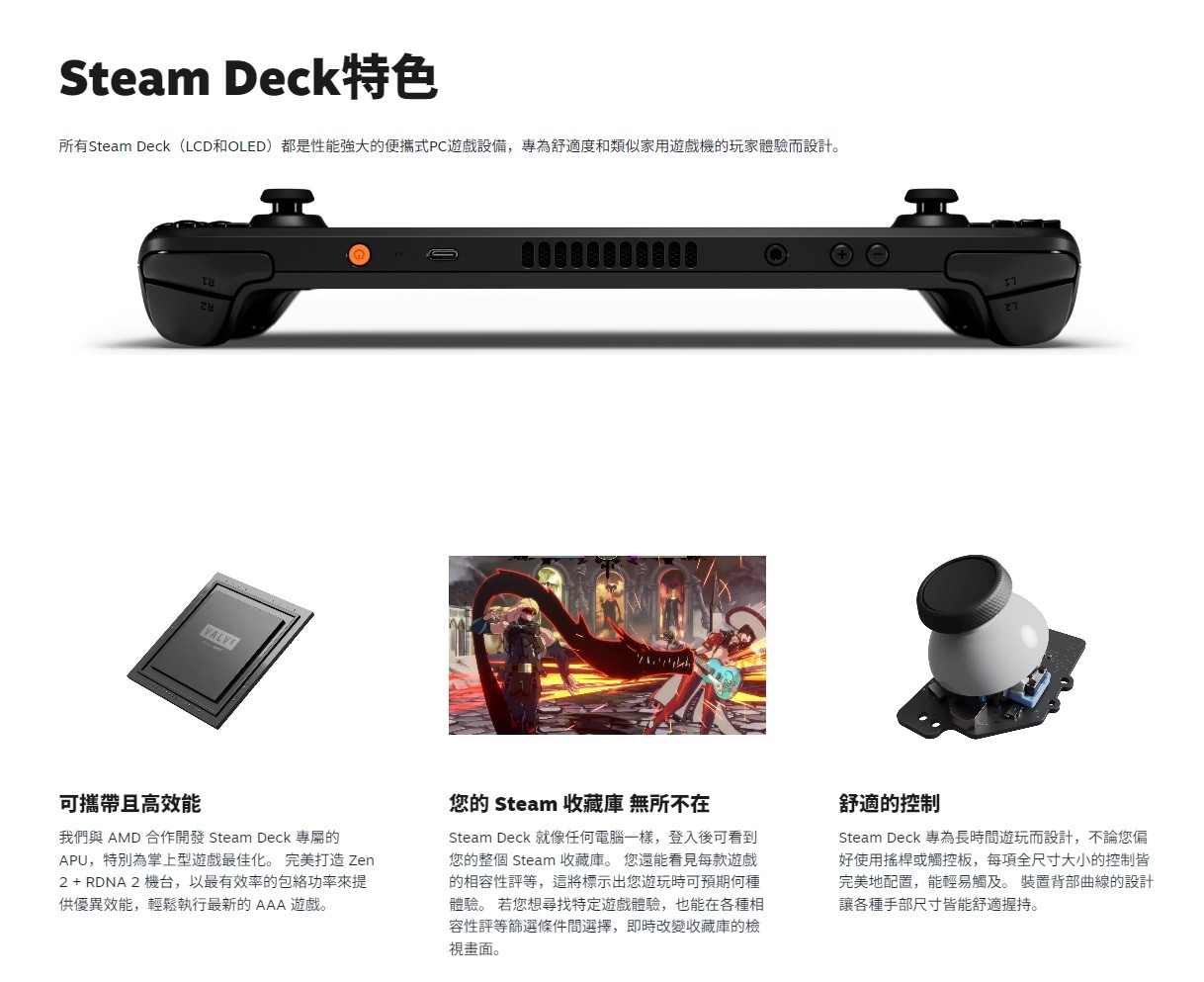 Valve推出螢幕稍大的Steam Deck OLED機型，處理器改製程並獲得Wi-Fi 6E