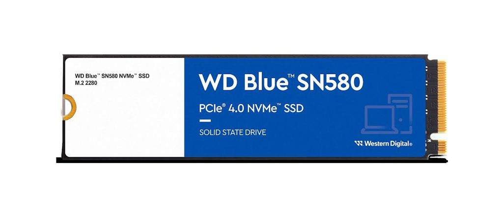 Western Digital 推出主流型PCIe Gen 4 SSD WD Blue SN580 NVMe SSD