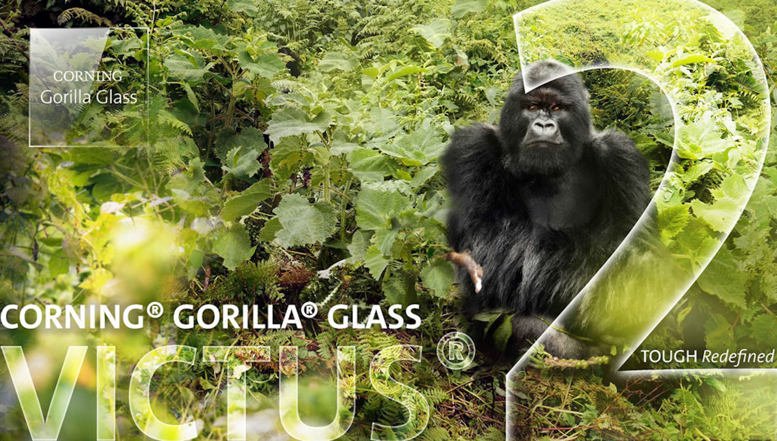 照片中提到了CORNING、Gorilla Glass、CORNING® GORILLA GLASS,包含了大猩猩玻璃、大猩猩玻璃、三星蓋樂世 S22、手機、龍跡