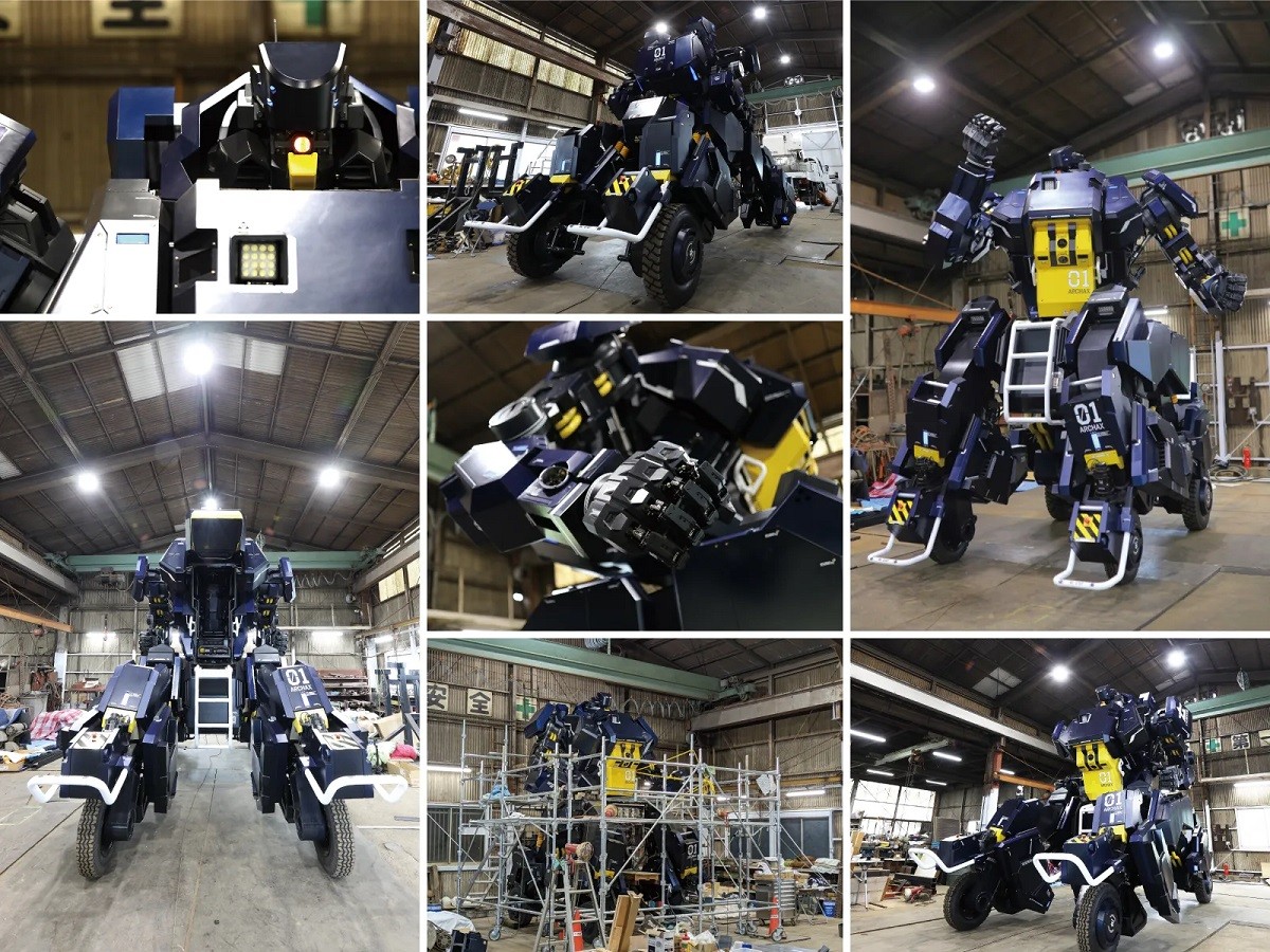 日本企業公布4 公尺高可駕駛商用可變人形機器人ARCHAX ，售價4 億日幣 