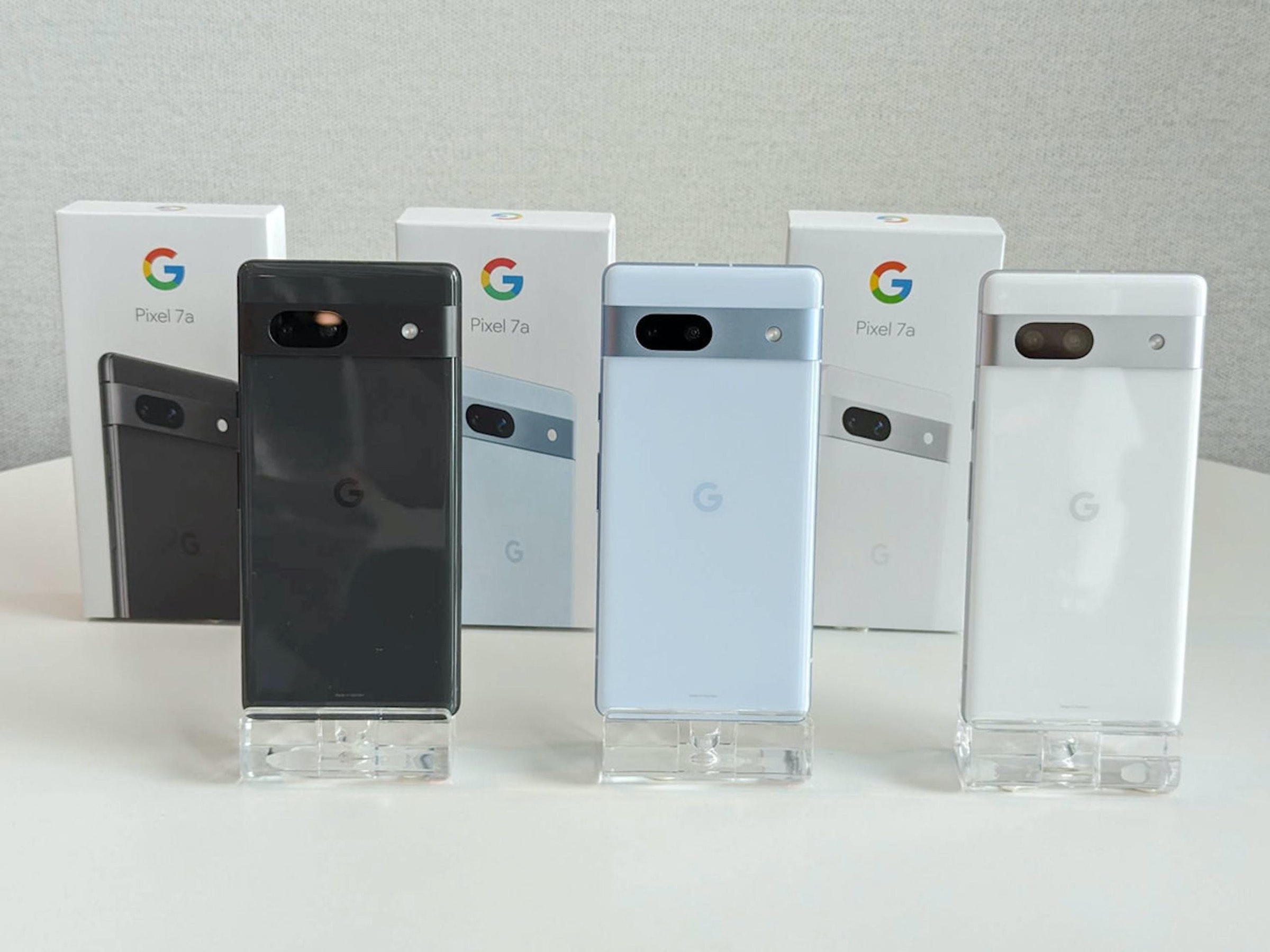 照片中提到了G、Pixel 7a、G,跟谷歌、谷歌有關,包含了移動電話、像素5、像素 7a、Google I / O