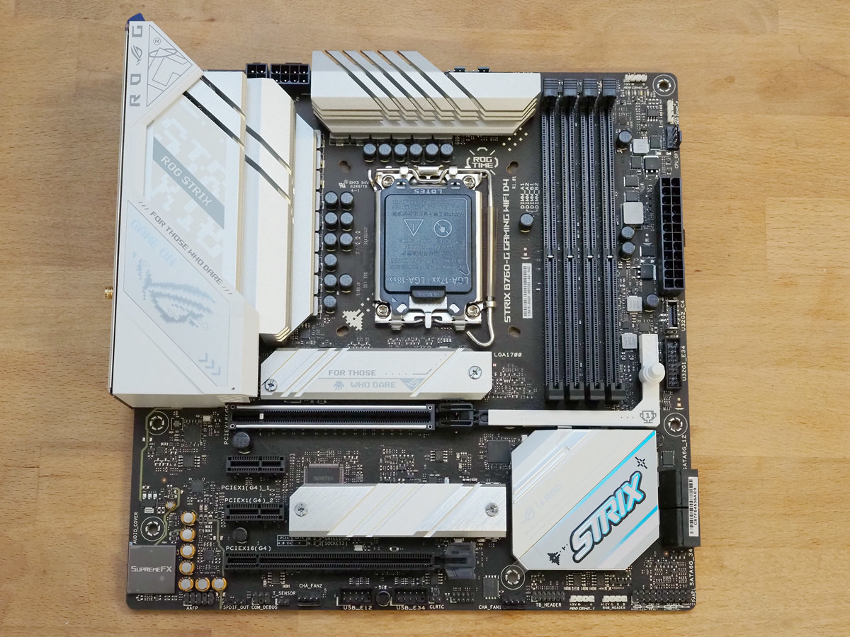 華碩ROG STRIX B760-G GAMING WIFI D4 主機板評測，支援Intel 第12 代
