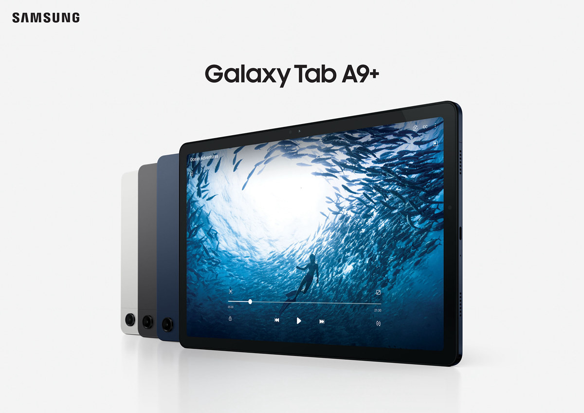 三星推出11 吋Galaxy Tab A9+ 平板，採高通Snapdragon 695 平台並提供
