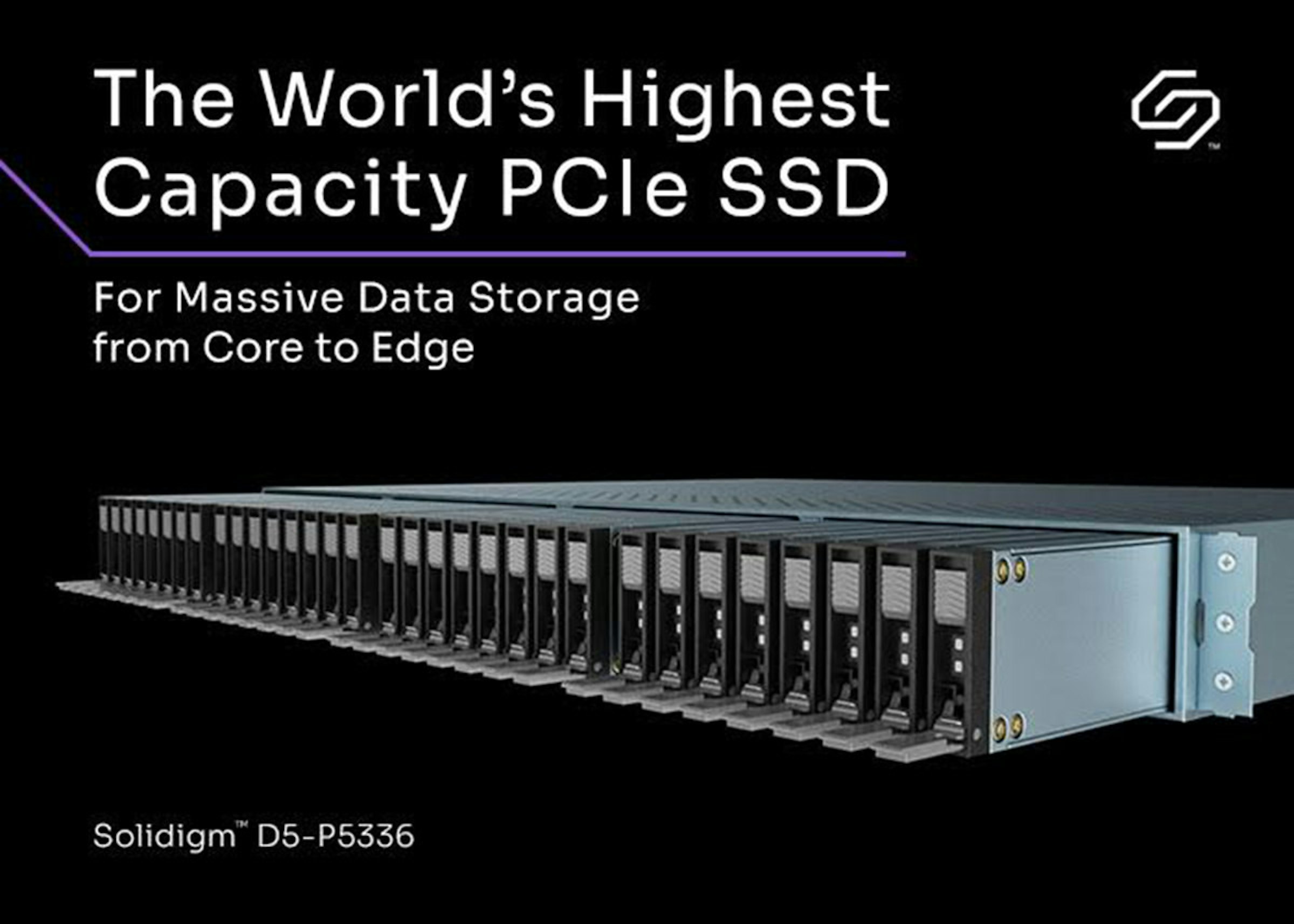 照片中提到了The World's Highest、Capacity PCIe SSD、For Massive Data Storage，跟興業銀行有關，包含了電子儀器、固態硬盤、電腦、PCI Express、數據中心