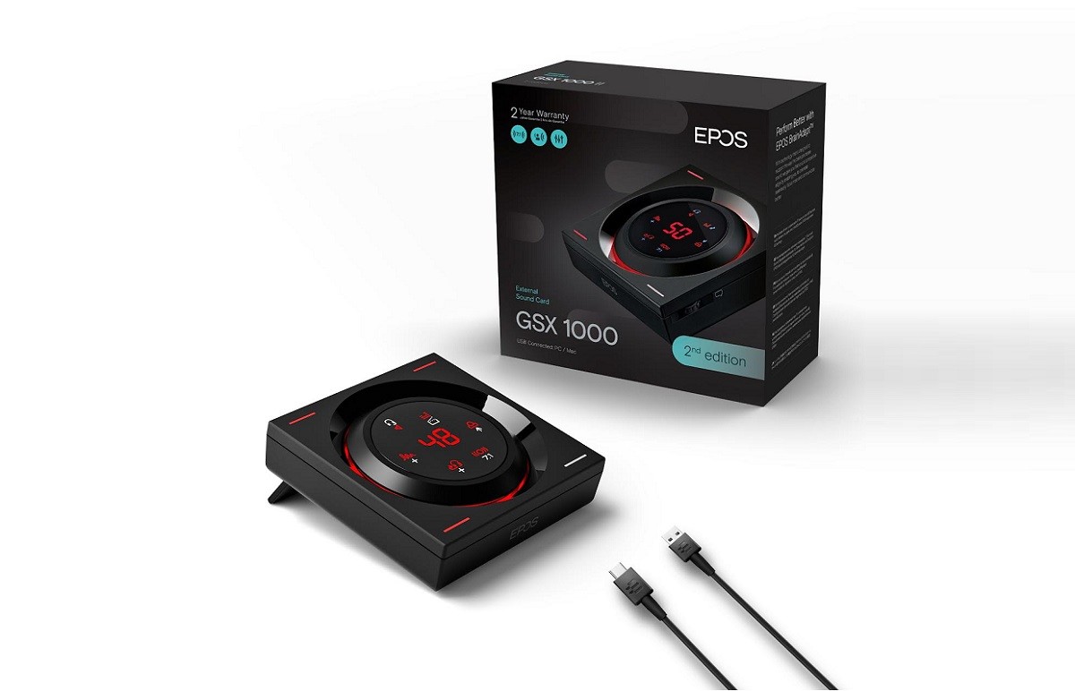 EPOS 第二代GSX 1000 遊戲音效卡在台上市，首購家贈品牌電競滑鼠墊