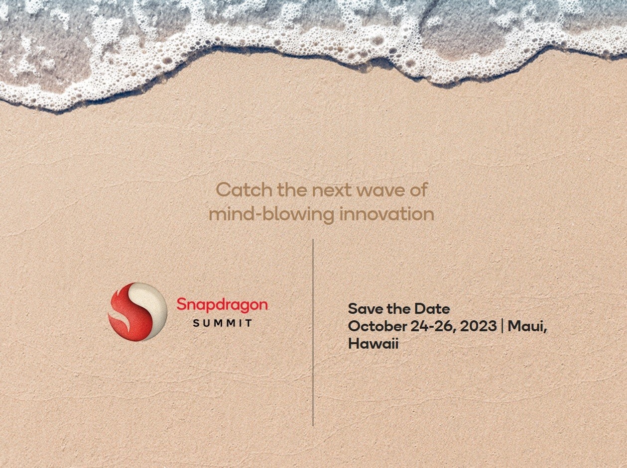 照片中提到了S、Catch the next wave of、mind-blowing innovation,跟高通公司有關,包含了砂、文本、字形、儀表