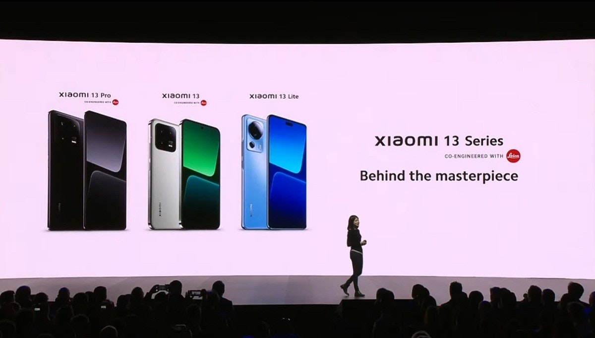 照片中提到了Xiaomi 13 Pro、Xiaomi 13、CO ENGINESSED WITH，包含了小工具、顯示裝置、產品設計、多媒體、介紹
