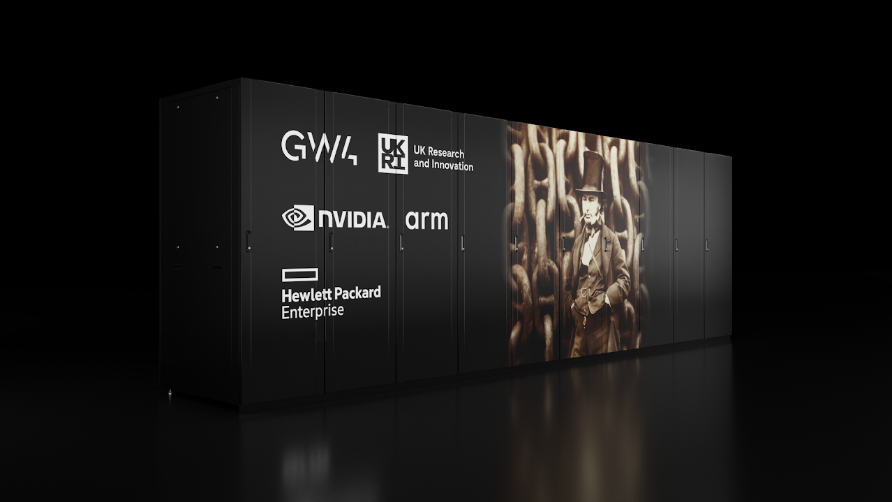 照片中提到了GWL、UK Research、and Innovation,跟英偉達、喬治華盛頓學院有關,包含了設計、產品、設計、產品設計、文本