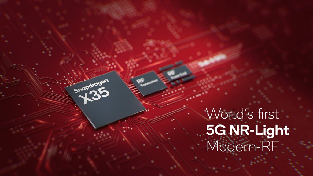 照片中提到了Snapdragon、X35、RF,包含了電腦牆紙、平面設計、文本、商標、字形