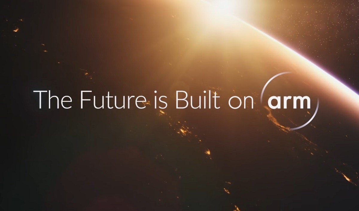 照片中提到了The Future is Built on arm,跟武器控股有關,包含了卡斯科、地球、/ m / 02j71、地球大氣、大氣層