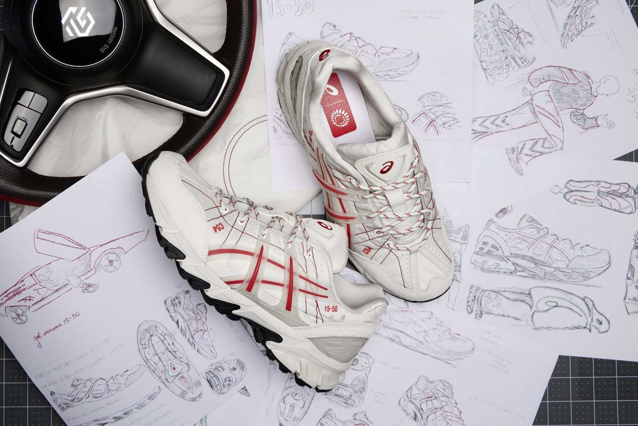 ASICS releases GEL-SONOMA 15-50 outdoor jogging shoes using recycled airbag materials (188364)