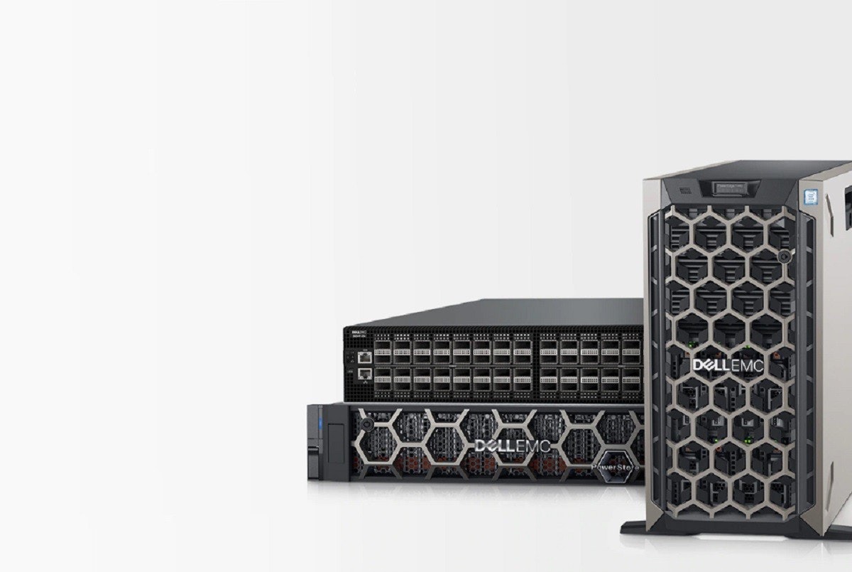 照片中提到了DELLEMC、k、wer Sto,包含了戴爾Poweredge t440 PNG、戴爾電腦、服務器、電源邊緣、Dell 338-BSVU 處理器 Xeon 8 Core 2.1ghz by ALLHDD