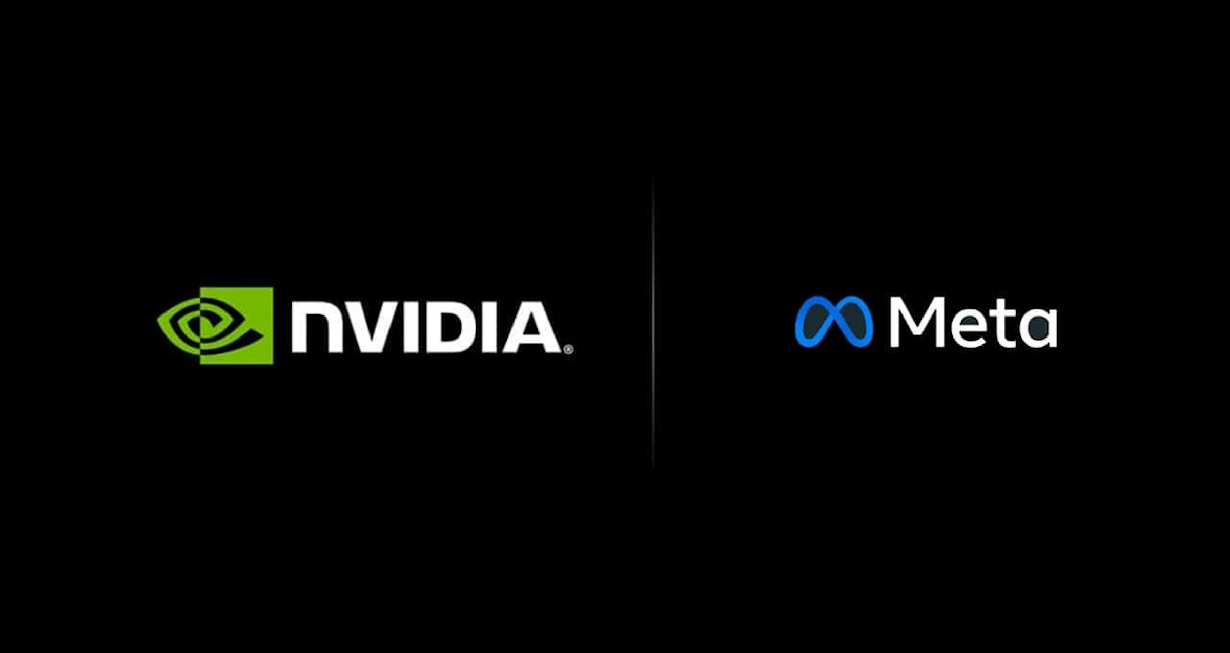 照片中提到了NVIDIA®、Meta，跟英偉達有關，包含了馬自達、英偉達、寬的、商標