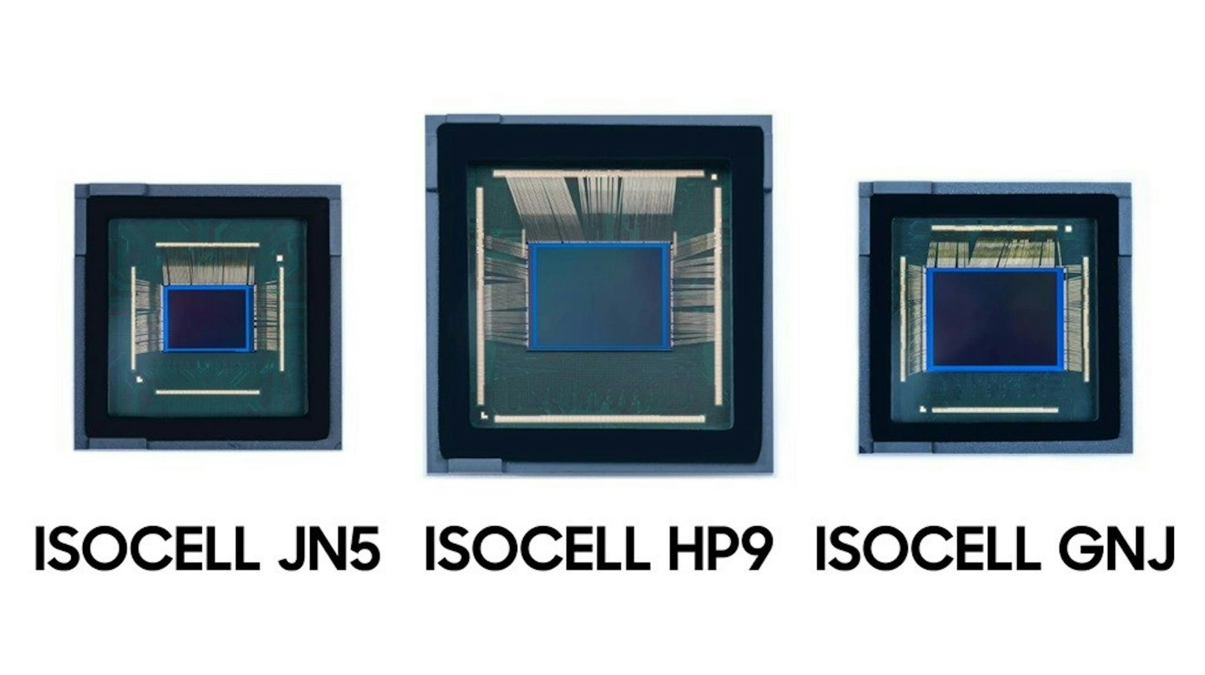 照片中提到了ISOCELL JN5 ISOCELL HP9 ISOCELL GNJ，包含了等賽爾JN5、三星電子、圖像傳感器、三星、傳感器