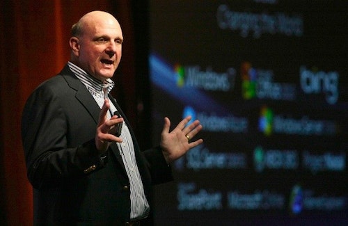 微軟執行長Steve Ballmer表示：「明年將發表下一代的Windows」