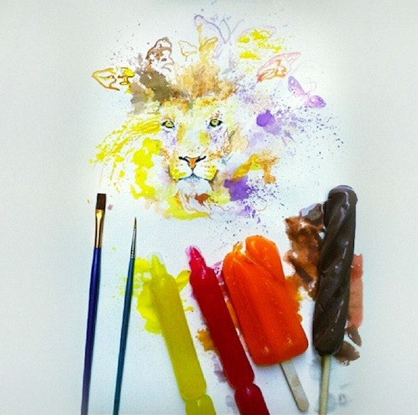 是夏天 x 食物 x 藝術＝新奇的冰棒繪畫藝術這篇文章的首圖