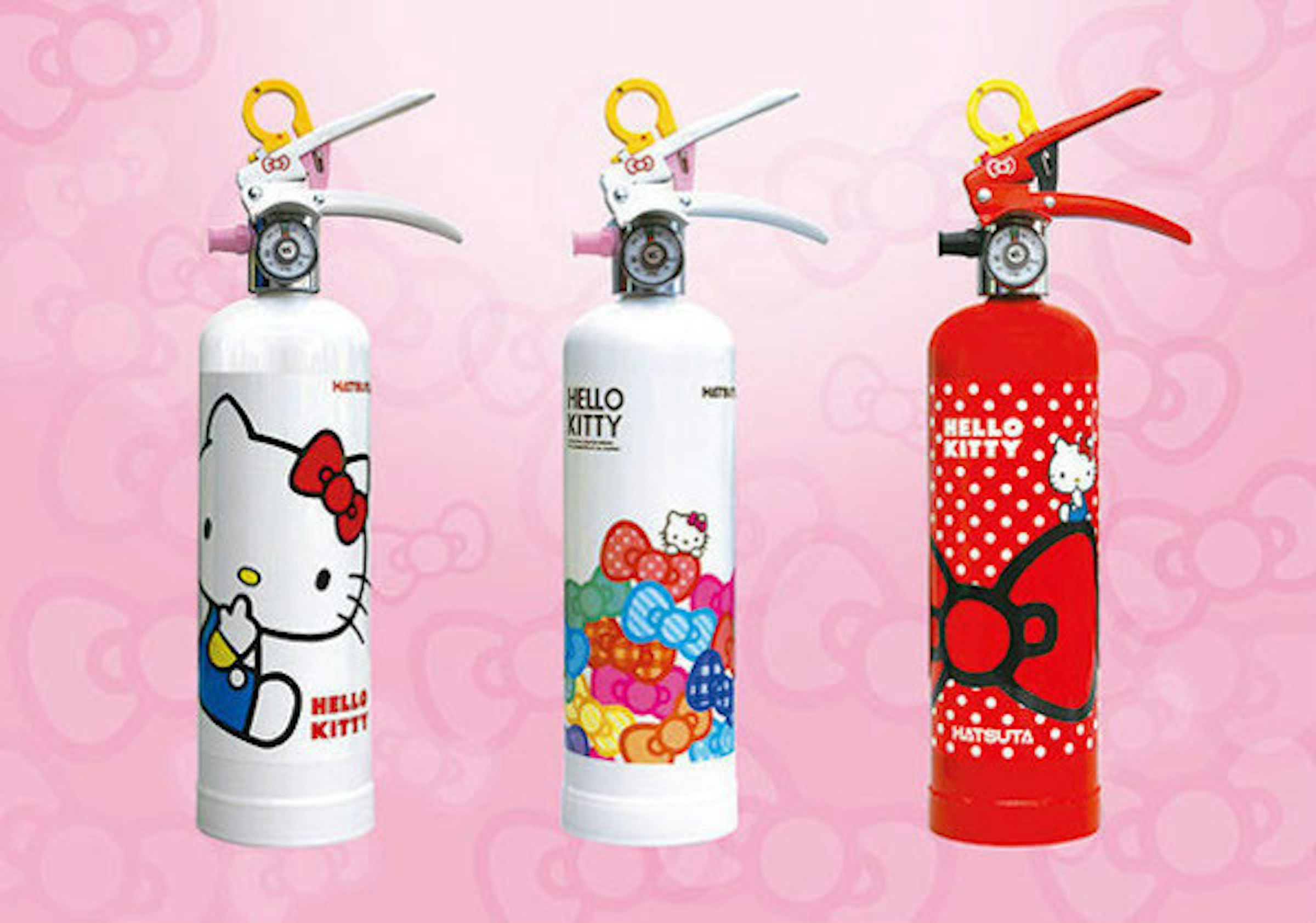 是什麼都能聯名！擁有精品質感的Hello Kitty滅火器這篇文章的首圖