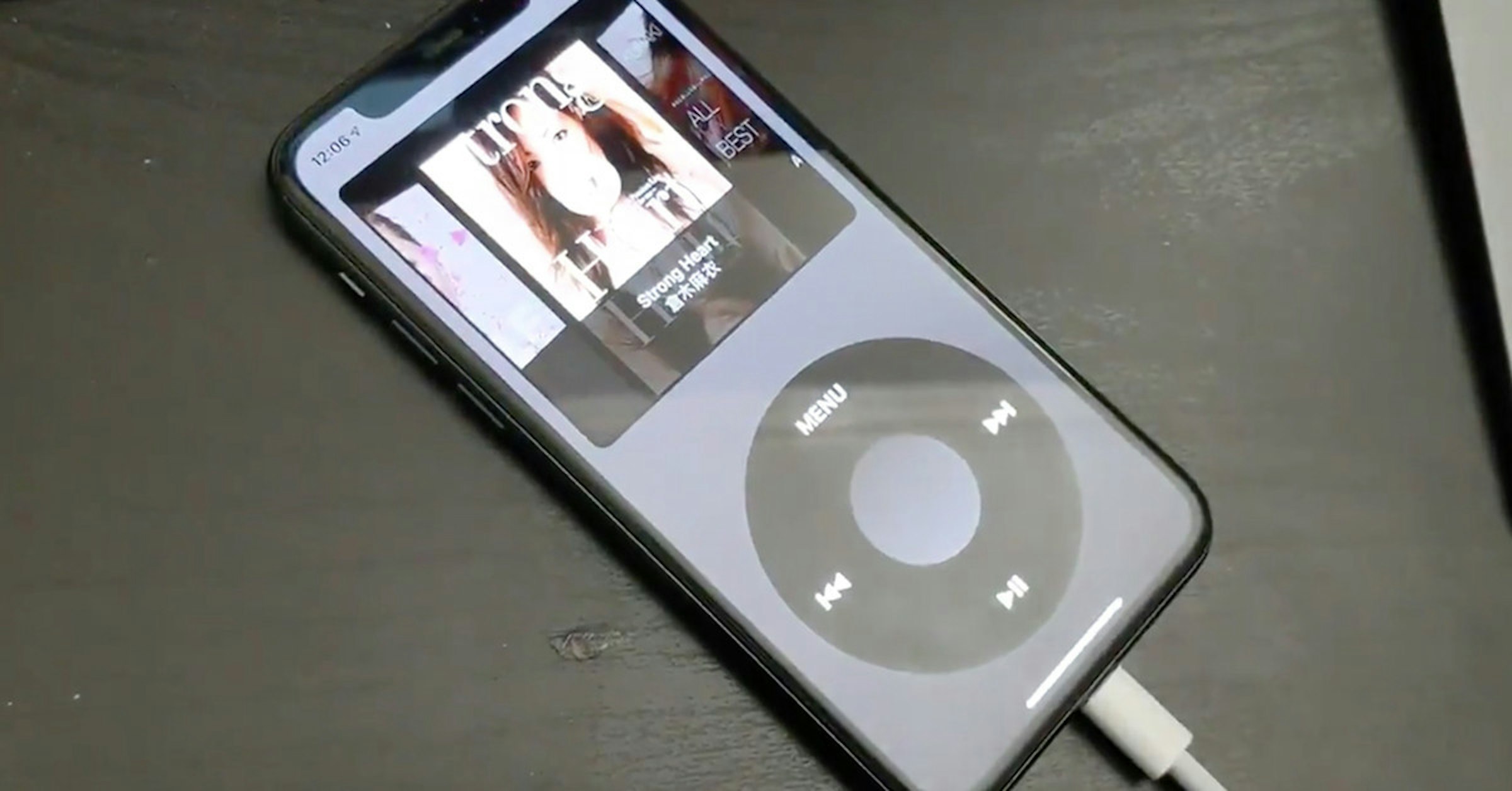照片中提到了12:06 9、tro、BEST，包含了iPod、蘋果iPod classic、功能手機、iPod撥輪、手機