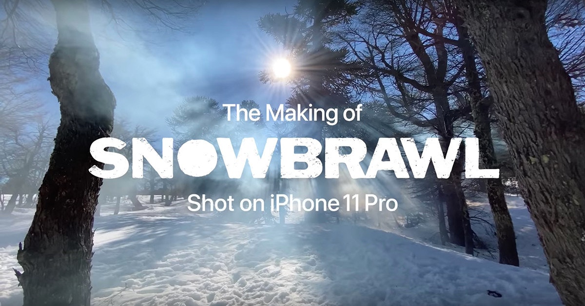 照片中提到了The Making of、SNOWBRAWL、Shot on iPhone 11 Pro，跟斯托瓦有關，包含了性質、水資源、股票攝影、自然M、牆紙