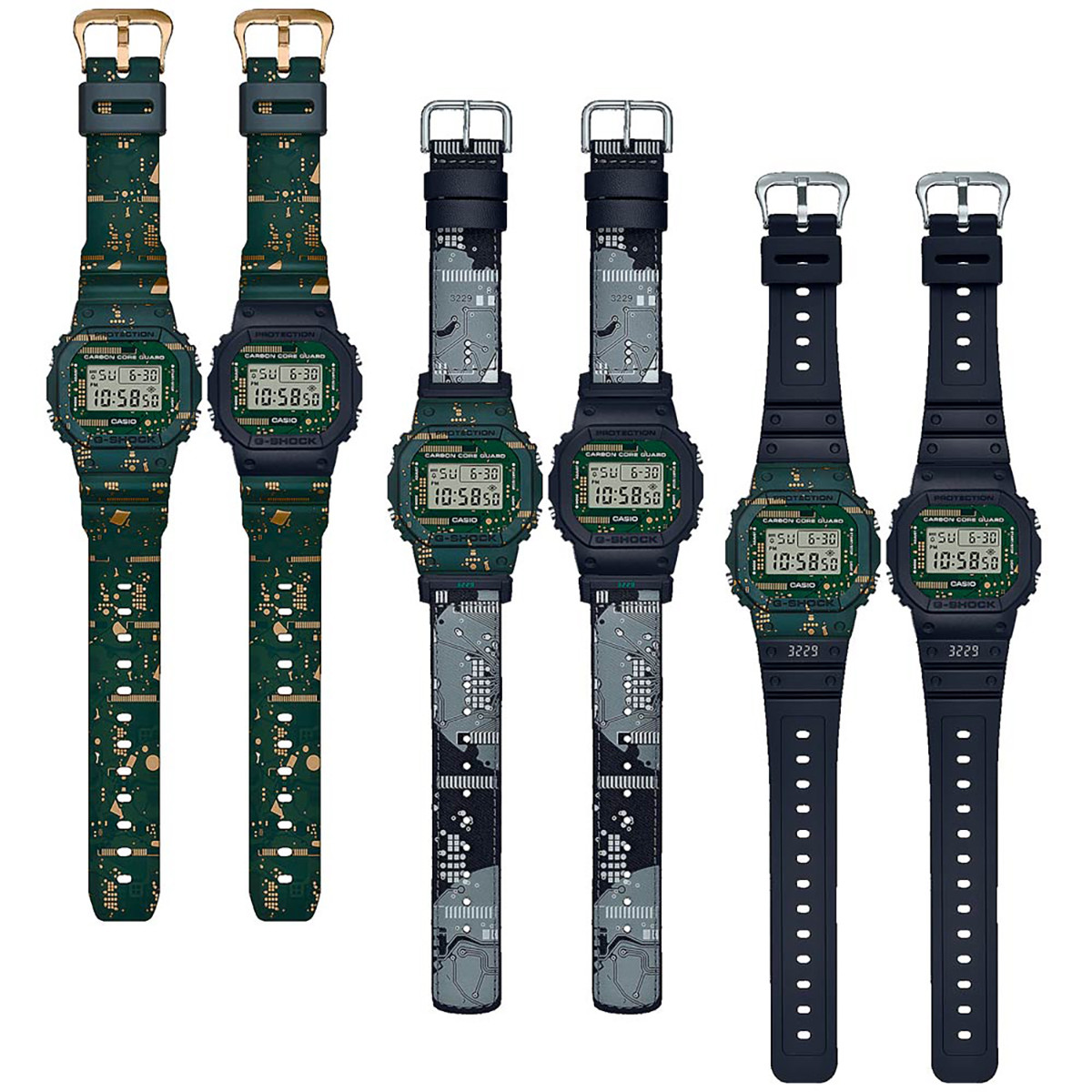 Casio電路板G-Shcok電子錶錶圈、錶帶都能換售價7770元#G-shock (157235