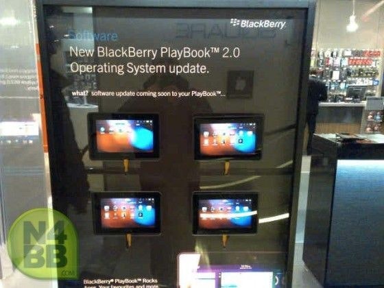黑莓 PlayBook OS 2.0 廣告現身英國櫥窗