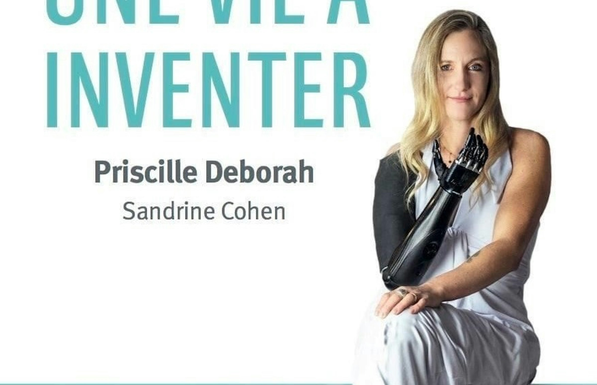 照片中提到了INVENTER、Priscille Deborah、Sandrine Cohen，包含了長發、阿爾比、亞馬遜網、發明家：不可侵犯的法國總理、書
