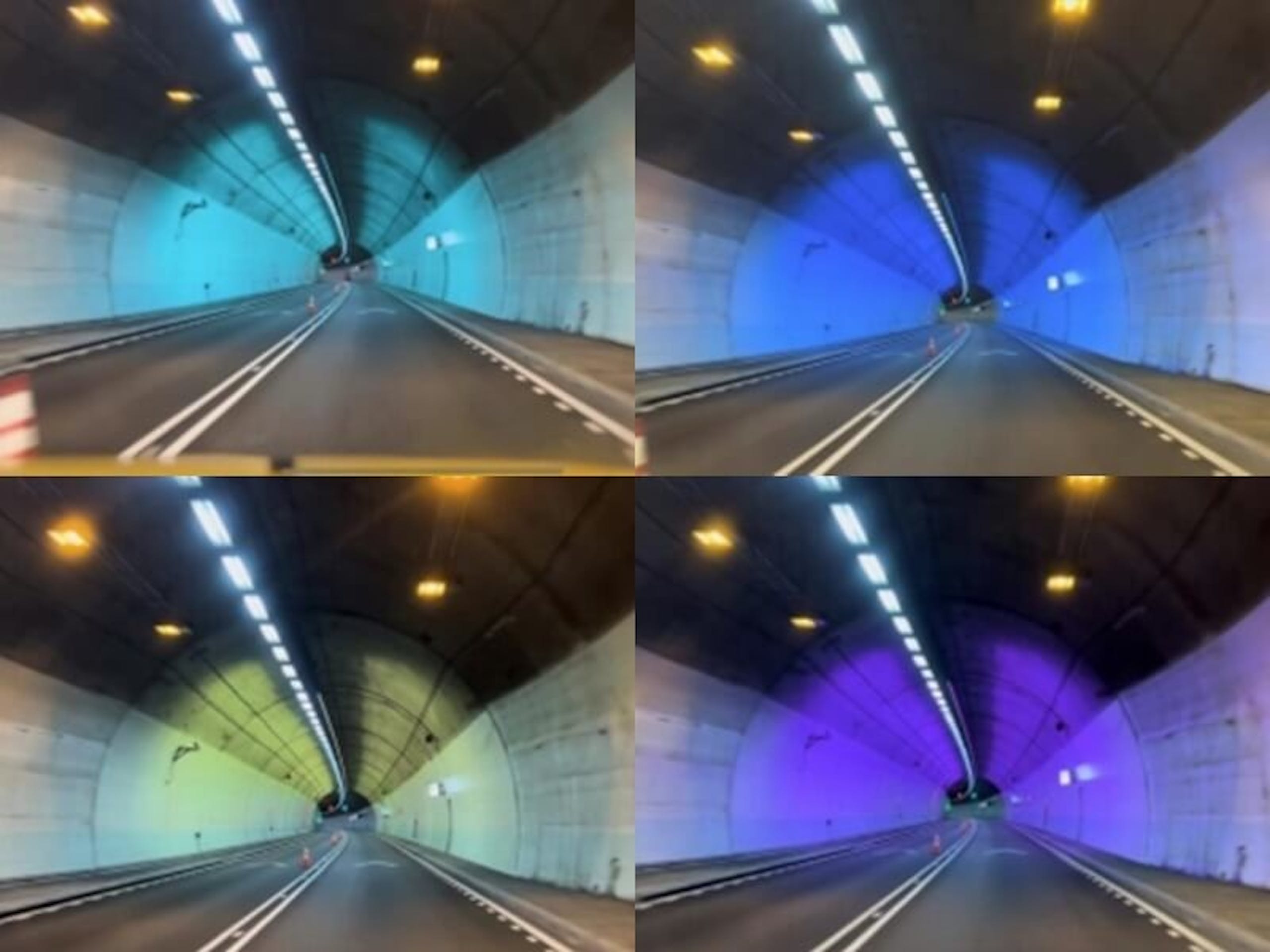 緩解駕駛疲勞台北宜蘭雪隧將試行彩虹隧道且有10種燈光情境模式 雪山隧道 16 Cool3c