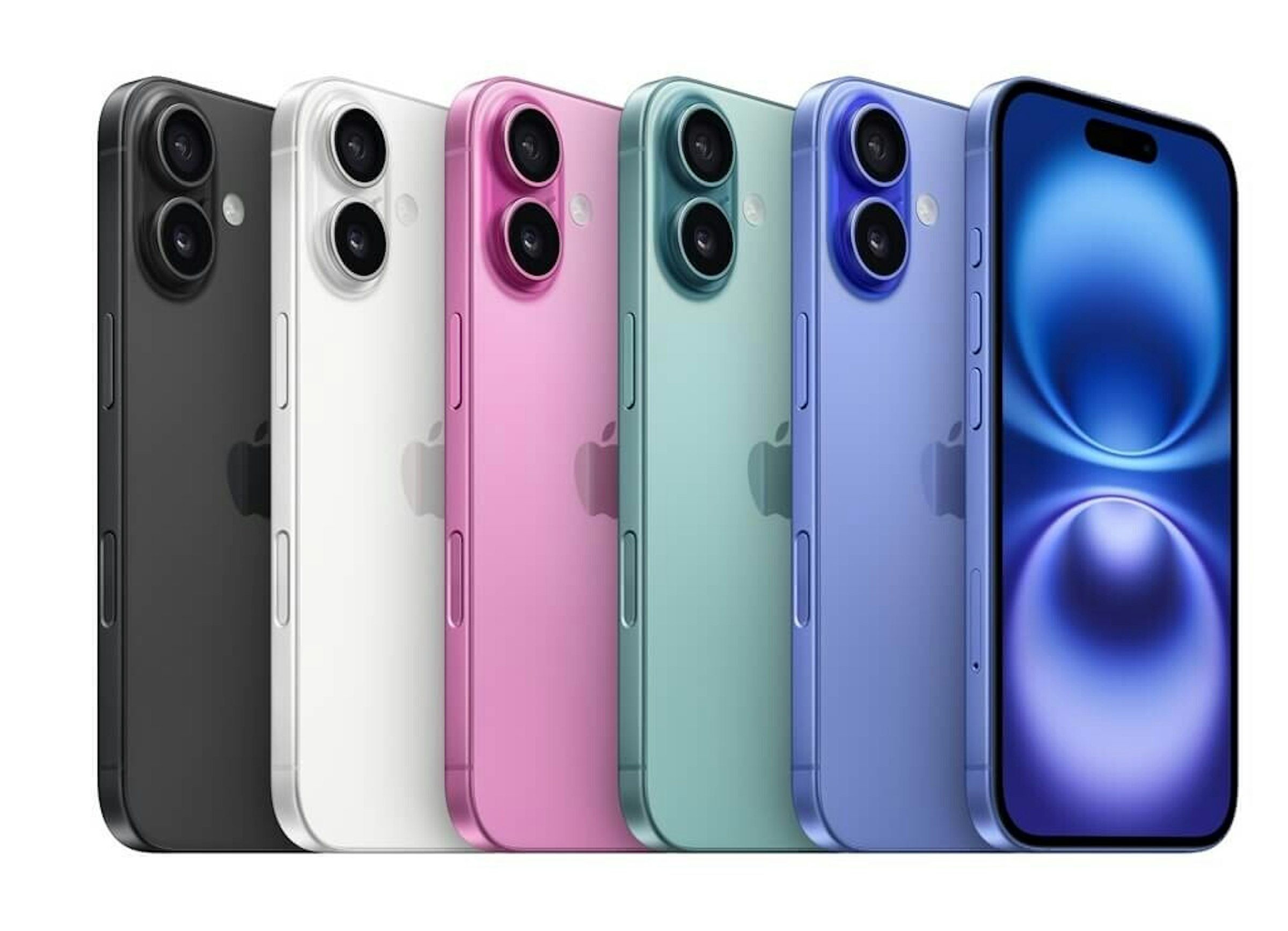 照片中包含了蘋果手機、蘋果 iPhone 15 Plus、移動電話、蘋果、iPhone 15 專業版