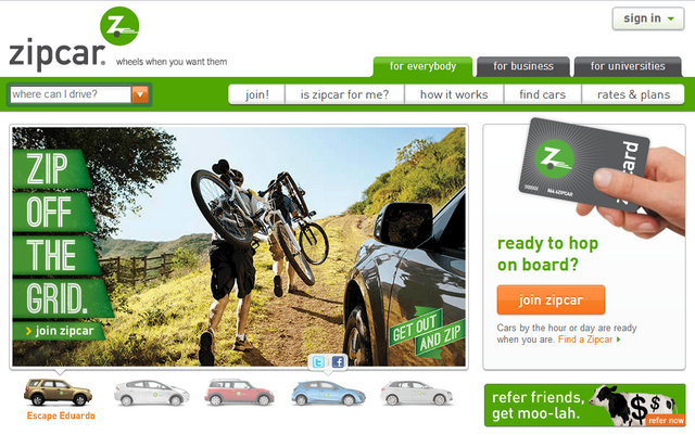 是新型態都會區租車服務 - Zipcar這篇文章的首圖