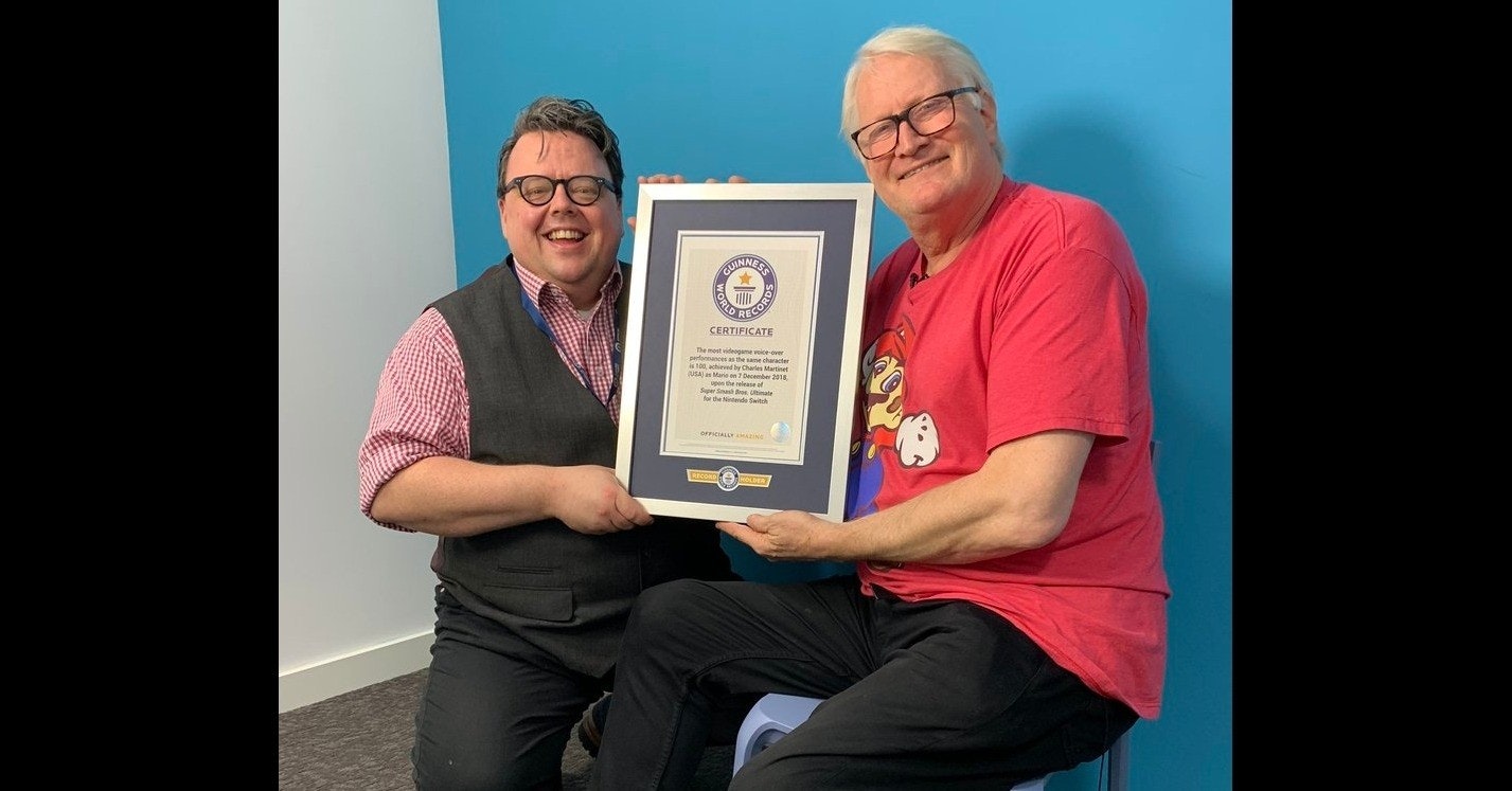 Charles Martinet, Video Games, New Super Mario Bros. U, Super Smash Bros., , Game, , Nintendo, Award, Wii, Video game, award, communication, senior citizen