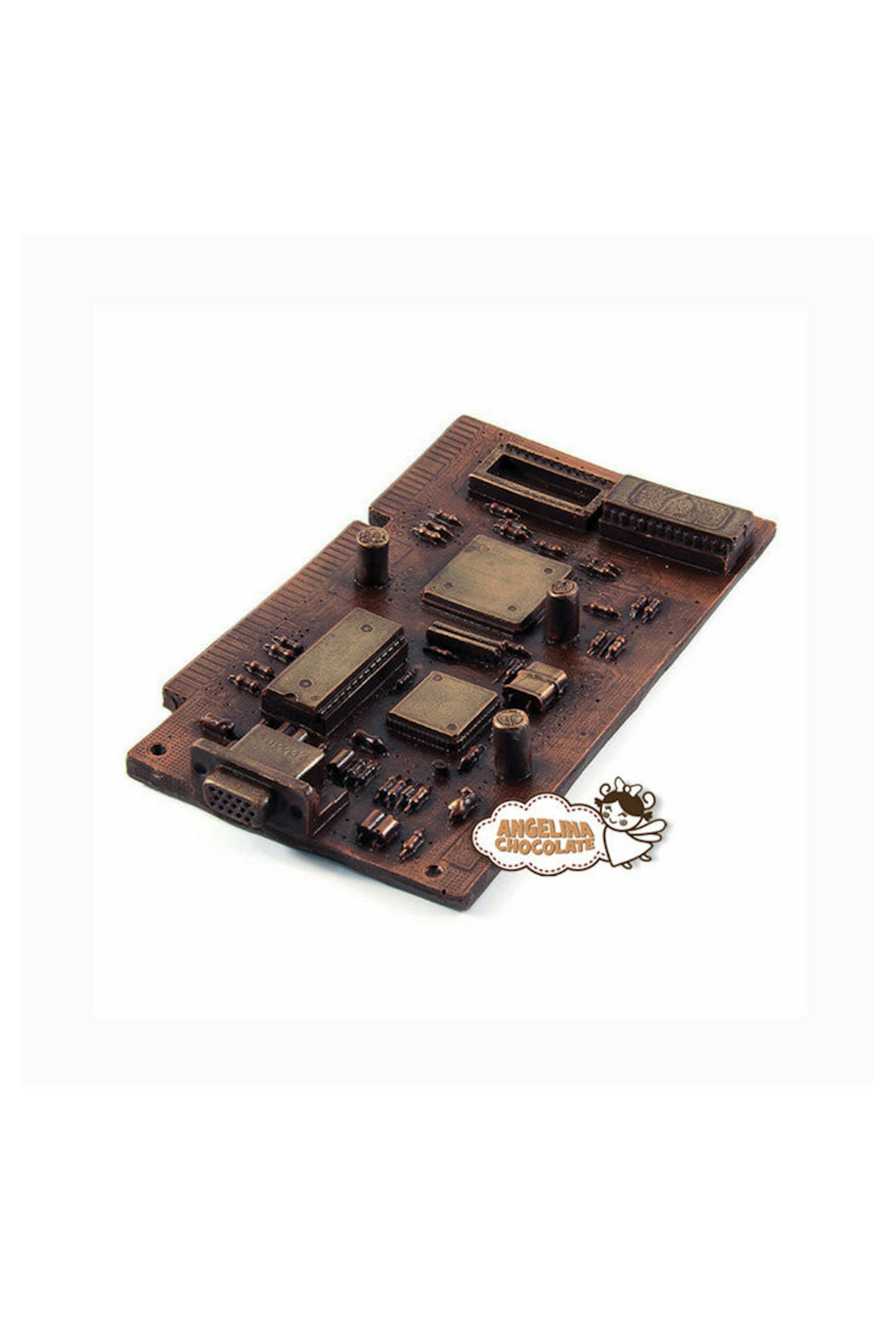 Graphics Cards & Video Adapters, Geek, Chocolate liquor, Chocolate, Techie, Milk chocolate, , Computer, Cocoa butter, Gift, Geek, product design