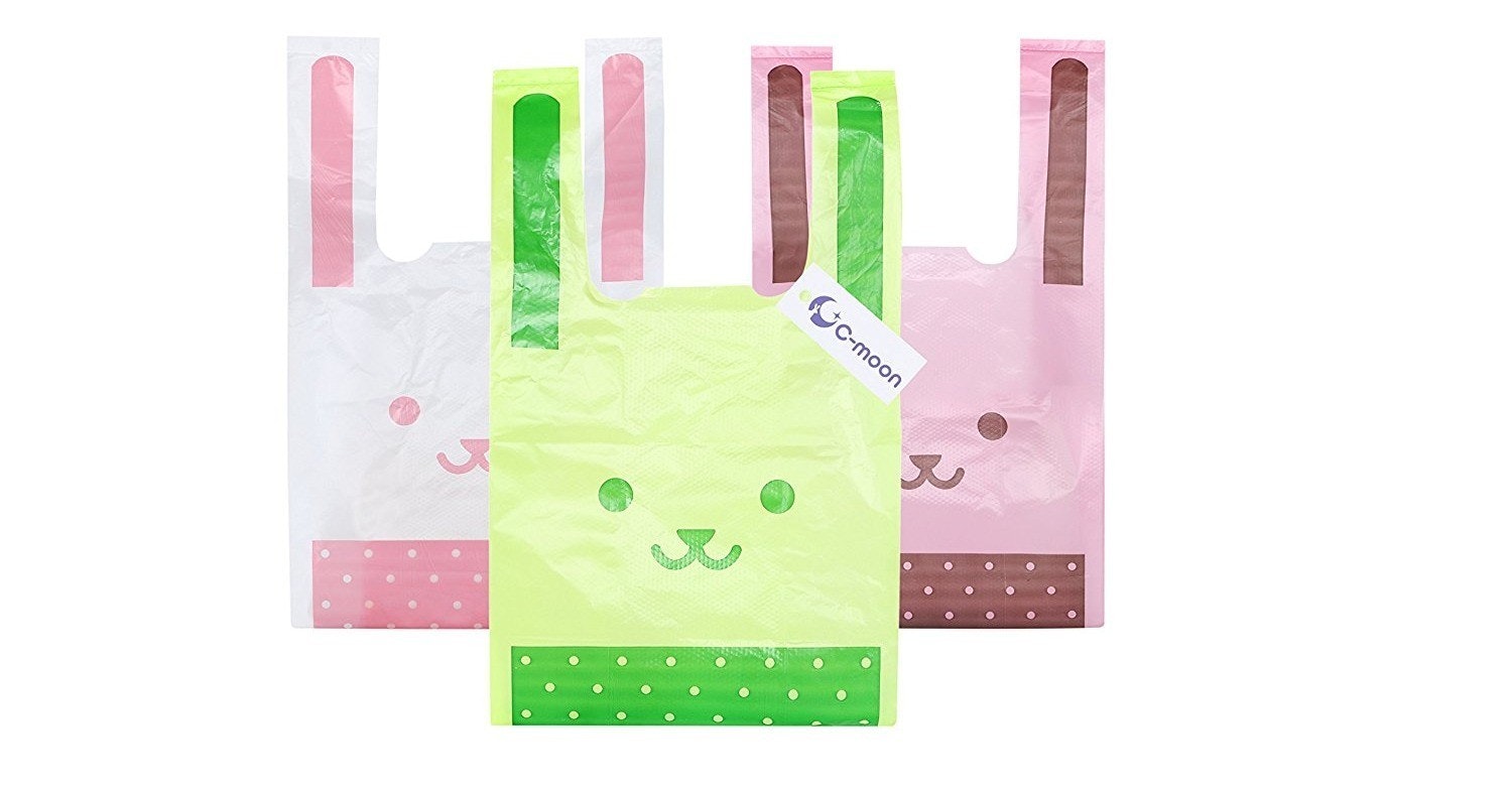 Reusable shopping bag, Plastic bag, 癮科技, Bag, Plastic shopping bag, , うさぎ ポリ袋 3色 150枚セット レジ袋 販促 包装 業務用 ラッピング, Shopping, Product, Packaging and labeling, Reusable shopping bag, product, product, material