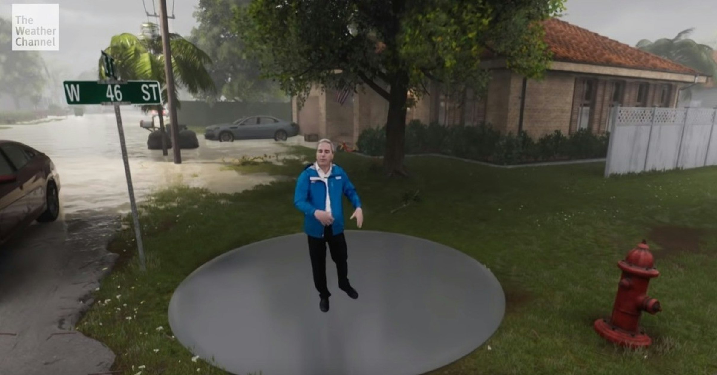 Hurricane Florence, Hurricane Florence, Storm surge, Tropical cyclone, , , News, Wind, The Weather Channel, Storm, Hurricane Florence, water, trampolining equipment and supplies, trampoline, fun, recreation, sports equipment, plant, tree, grass, leisure