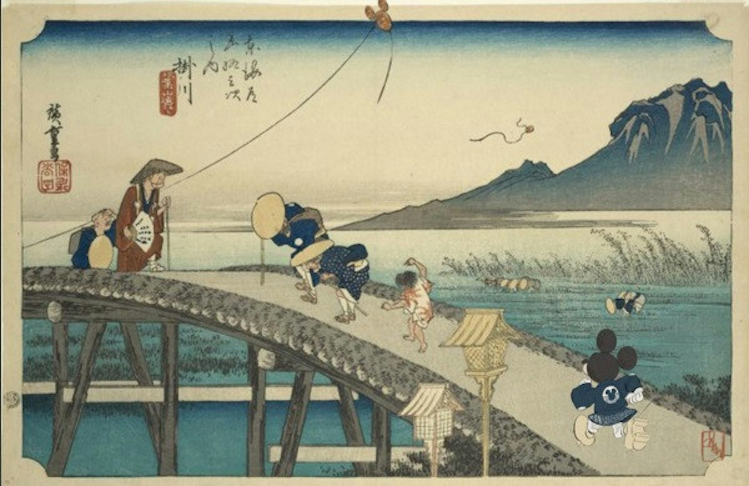 是把當代卡通人物放在日本傳統時空裡這篇文章的首圖