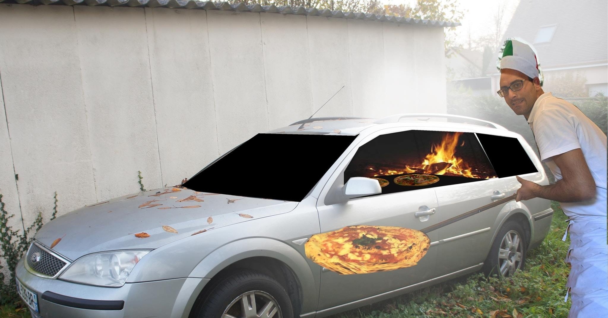 Pizza, Car, Ford Mondeo, Ford Motor Company, , Mid-size car, , Association 2 Angles, , Ford, Pizza, car, motor vehicle, vehicle, transport, vehicle door, mode of transport, automotive design, ford motor company, family car, technology