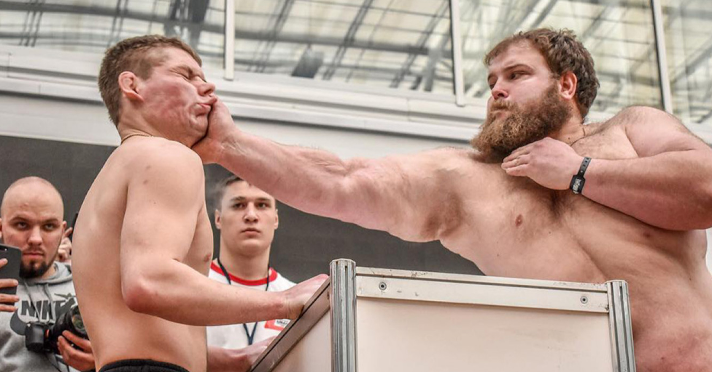 Krasnoyarsk, Championship, , , Tournament, Sports, Champion, Competition, , Fan, barechestedness, Barechested, Muscle, Male, Chest, Facial hair, Arm, Chest hair, Abdomen, Beard, Trunk