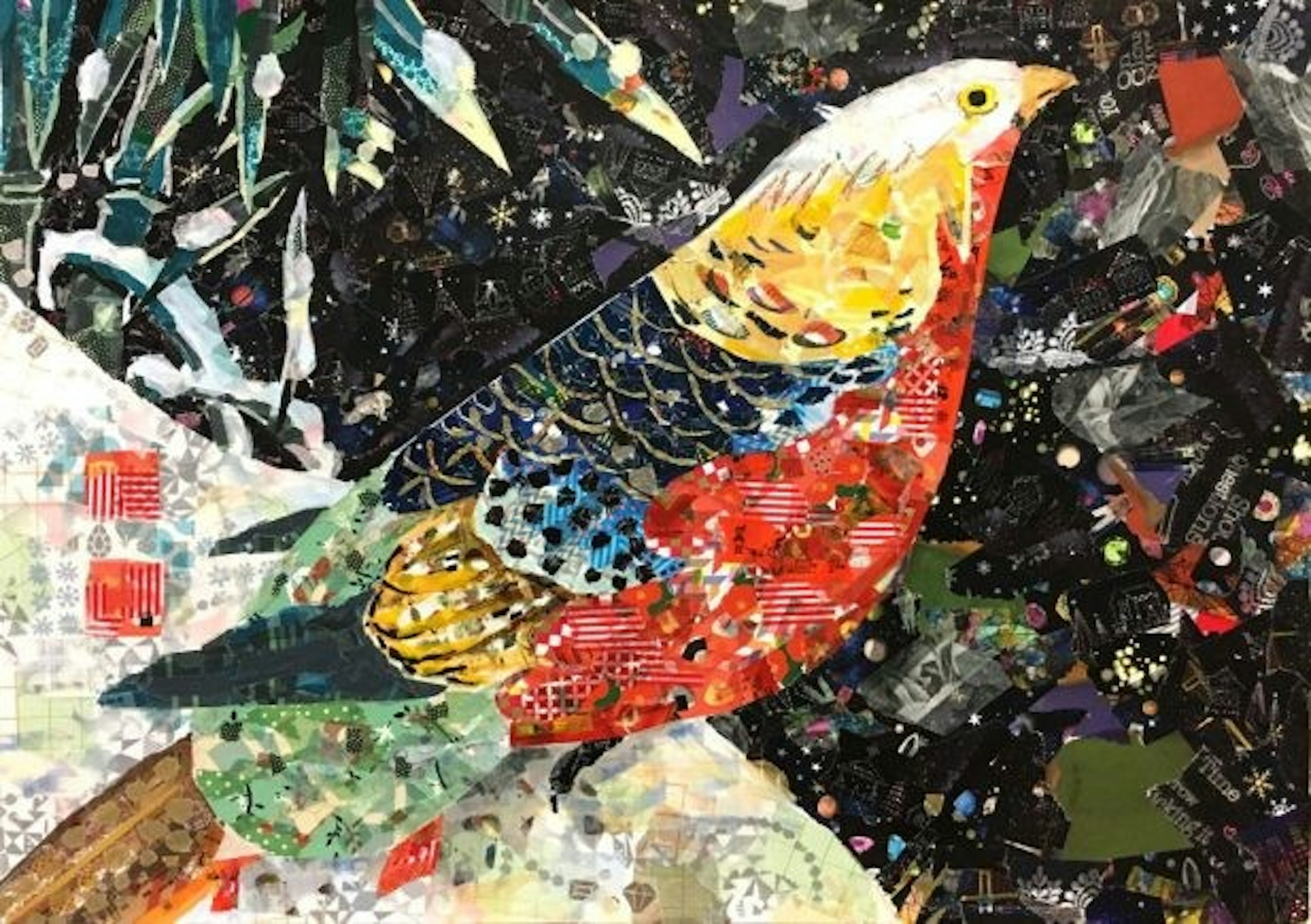 Adhesive tape, Art, Painting, Girl with a Pearl Earring, Artist, Masking tape, Work of art, Art museum, , Japan, painting, Cynthia (subgenus), Mosaic, Painting, Art, Acrylic paint, Visual arts, Organism, Modern art, Chicken, Rooster