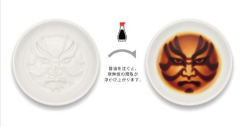 Kumadori, Wholesale, , Mail order, Village Vanguard, Kabuki, Soy Sauce, Household goods, Plate, Product, coffee cup, Fictional character, Logo, Tableware, Plate