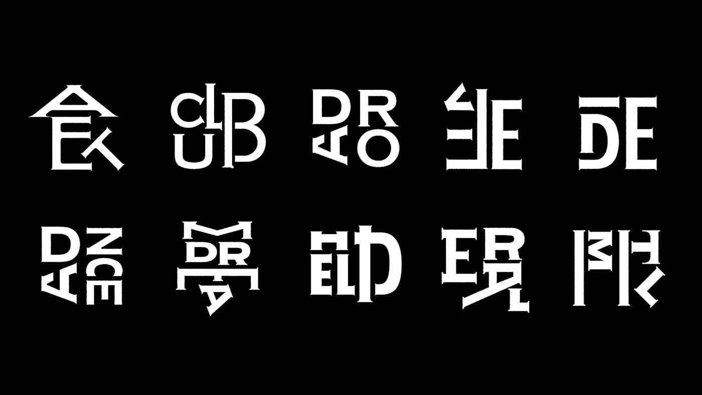 由英文字母重組的漢字維持中文字形拆解變成英文單字 六書 Cool3c