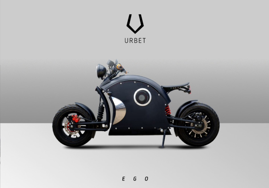 照片中提到了URBET、E G O，包含了urbet自我、城市、電動車、汽車、摩托車