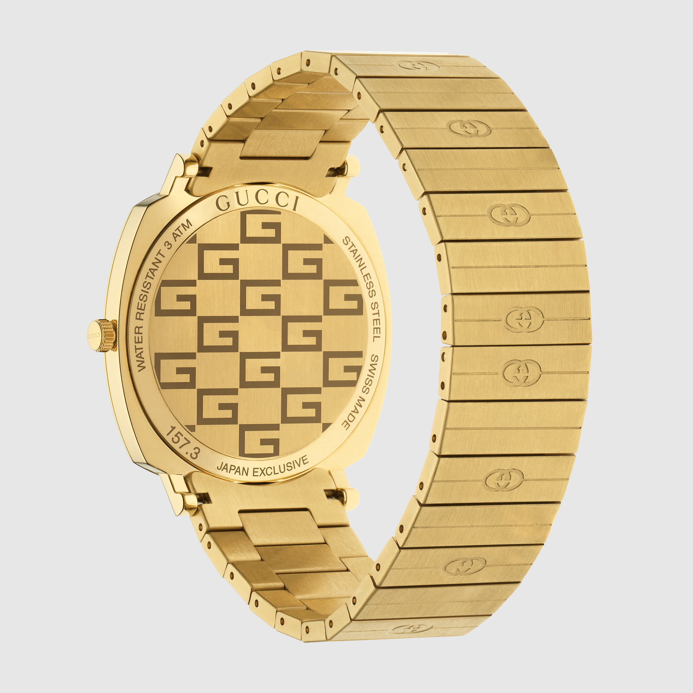 怕你不知道我家有奢侈品，日本限定片假名Gucci腕錶#logo (154312) - Cool3c
