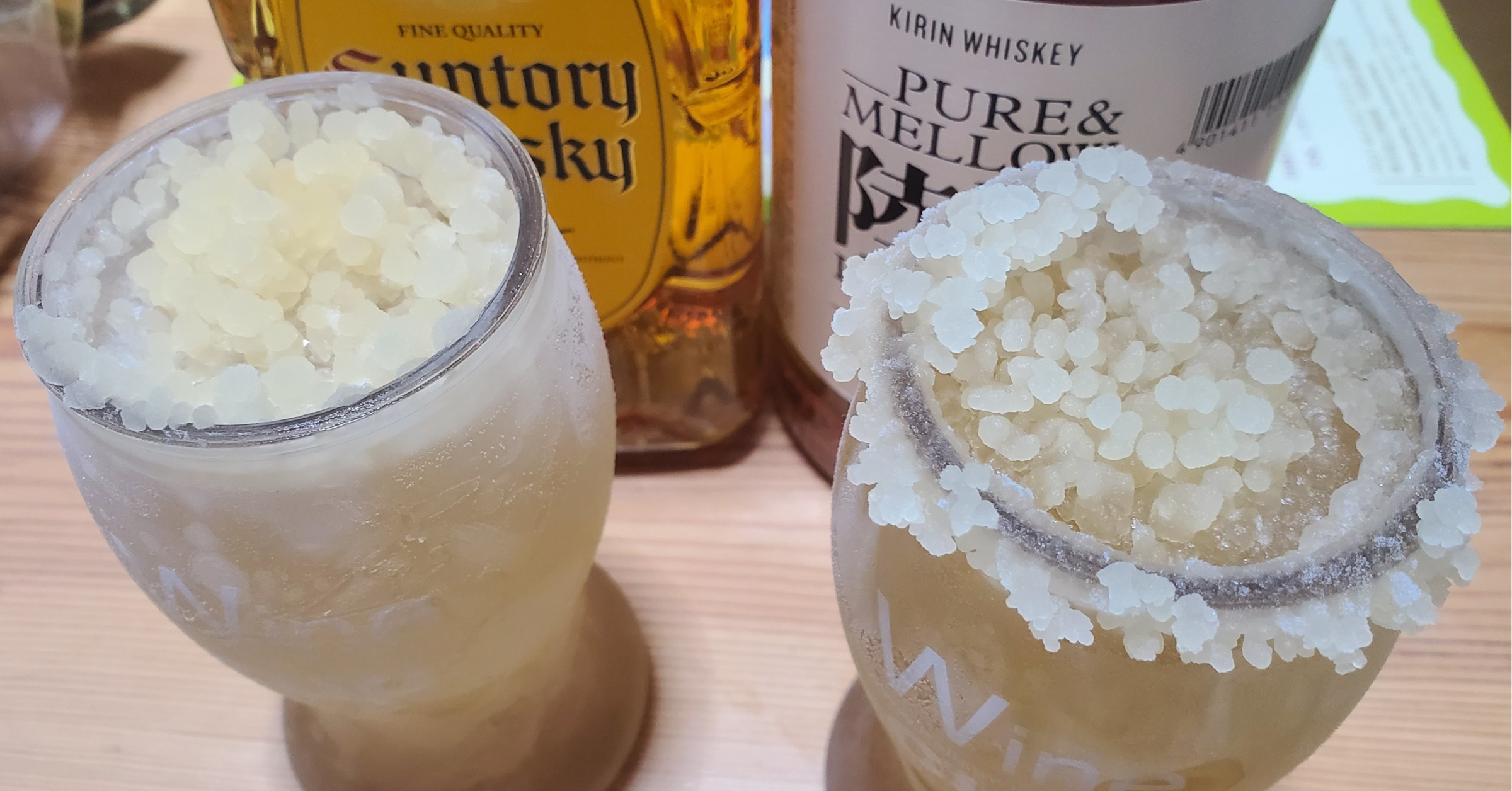 照片中提到了KIRIN WHISKEY、FINE QUALITY、MELLO，包含了喝、日本威士忌、京都、味道、奶製品