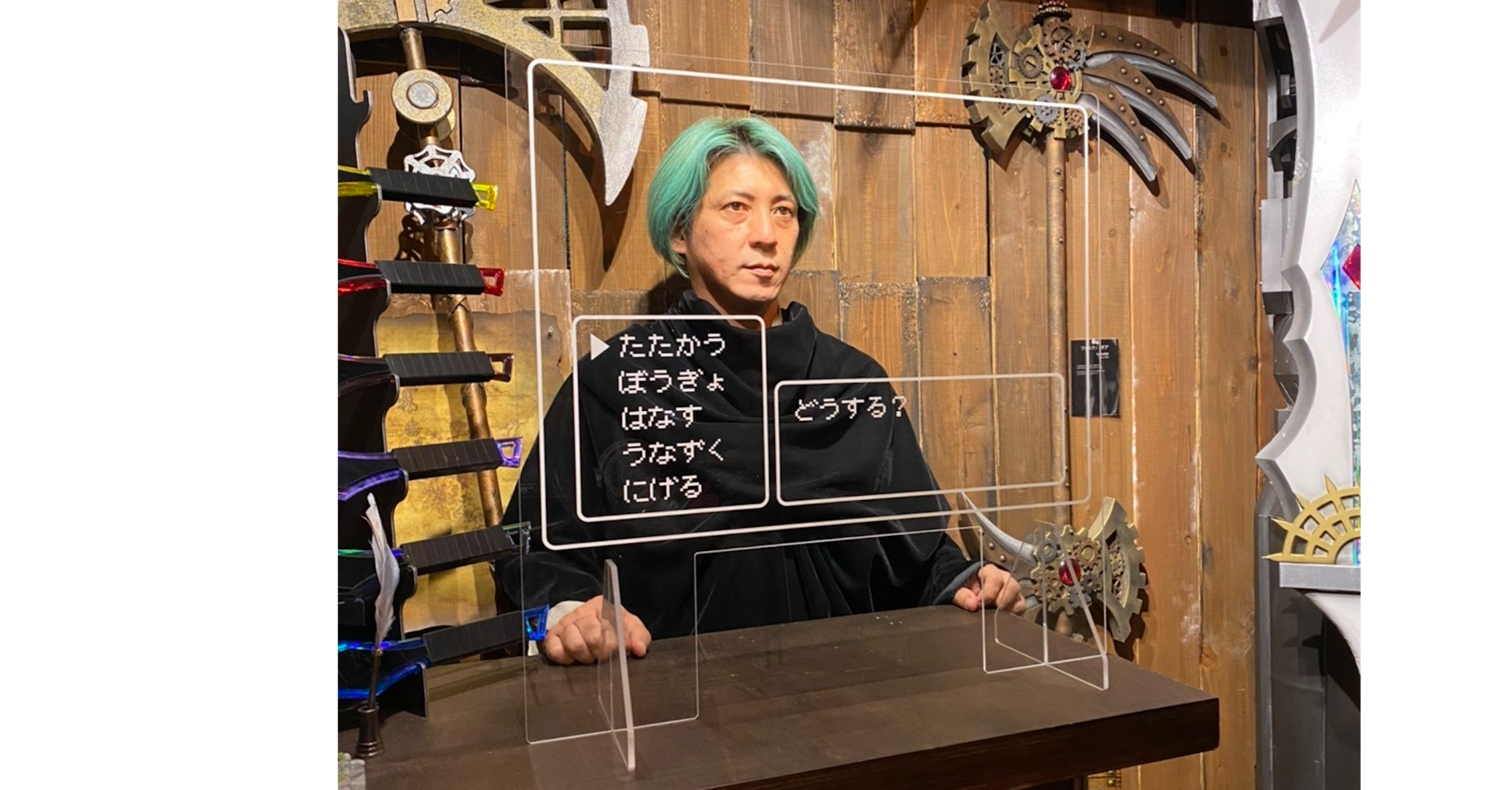 照片中提到了たたかう、ぼうぎょ、はなす，包含了家具類、家具類