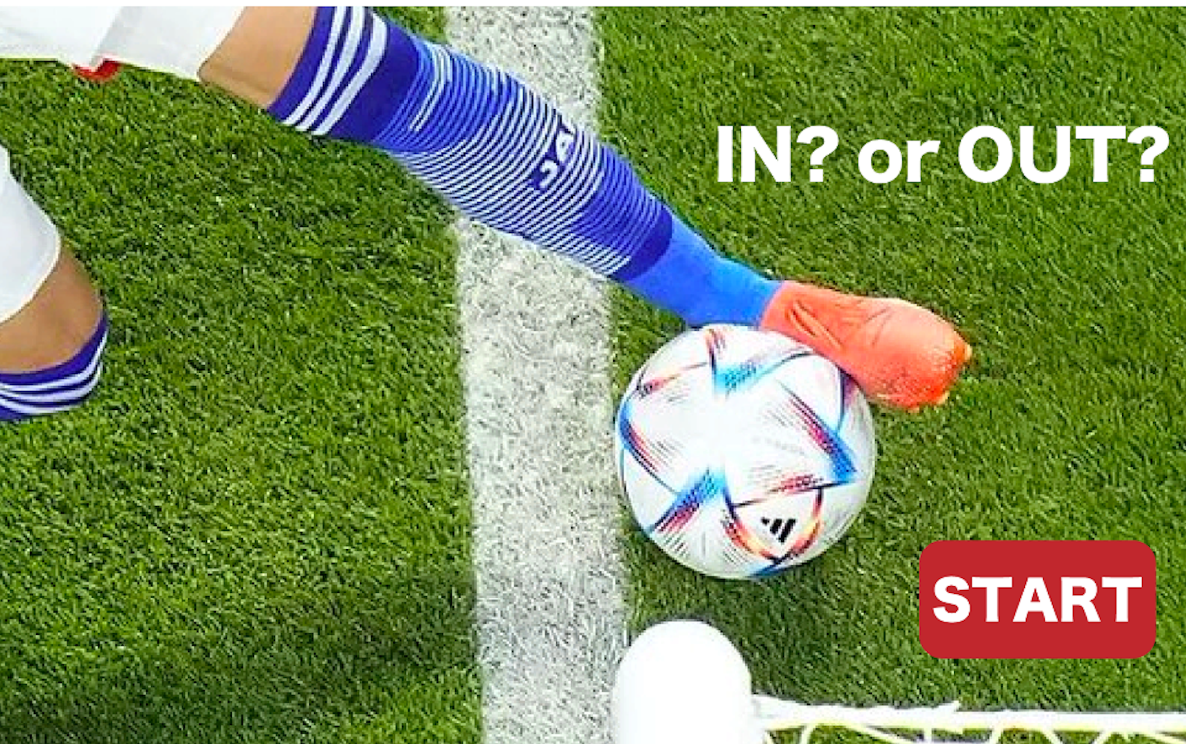 照片中提到了IN? or OUT?、START，跟開始健身有關，包含了balon salio japon vs españa、日本、西班牙、德國、世界杯