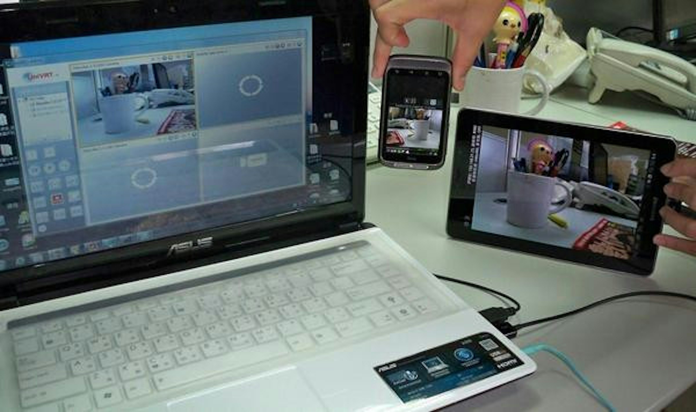 是智慧型手機+PC 搖身一變成為低成本視訊監控系統：優網通的eLook Mobile Cam solution這篇文章的首圖
