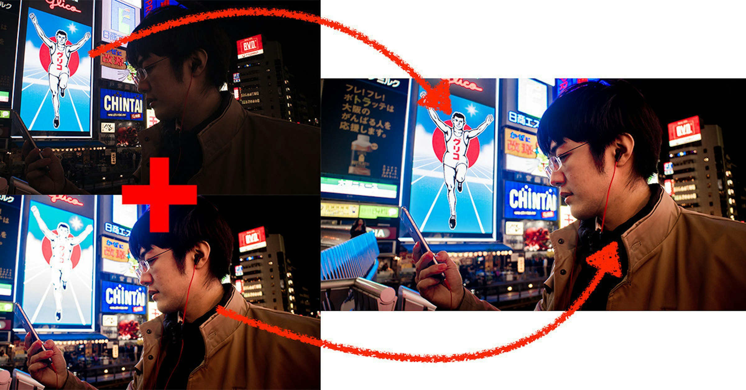 是[攝影小教室] 旅遊照超簡單（3）：微單眼 / 單眼必看！善用 Photoshop 後製搞定難拍的「道頓崛固力果」這篇文章的首圖