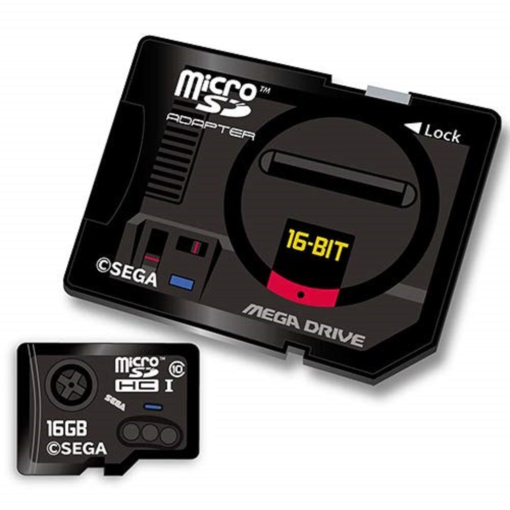 SEGA特別版microSD記憶卡MEGA DRIVE主機、手把造型卡你捨得用嗎？ #MD