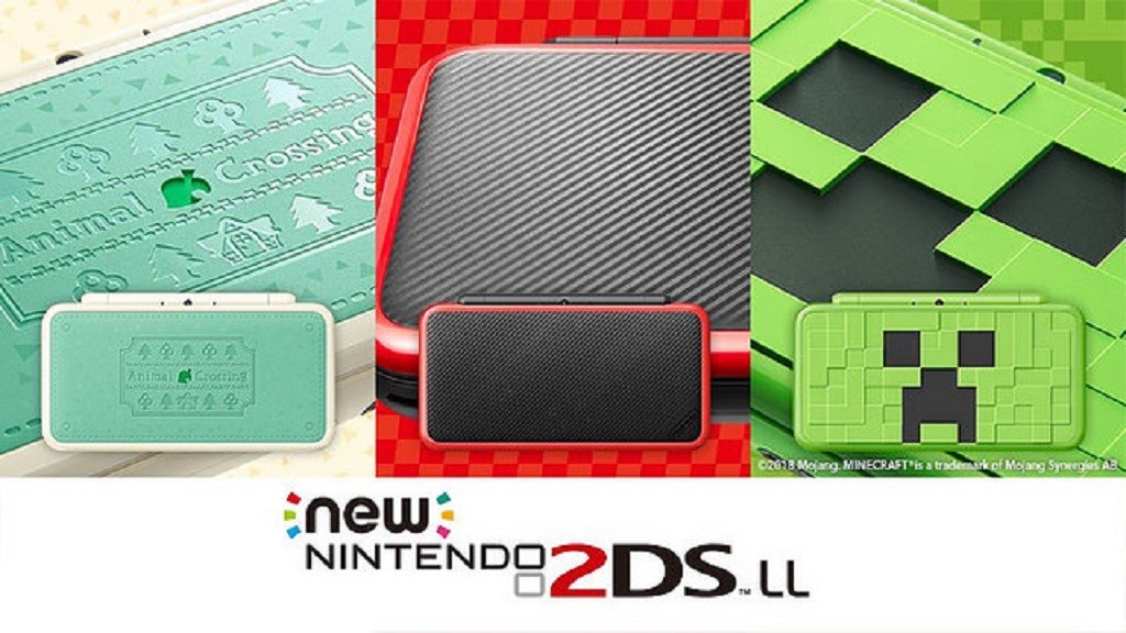 New 2DSLL動物之森、Minecraft、瑪利歐賽車特別版登場#Nintendo 2DS LL 