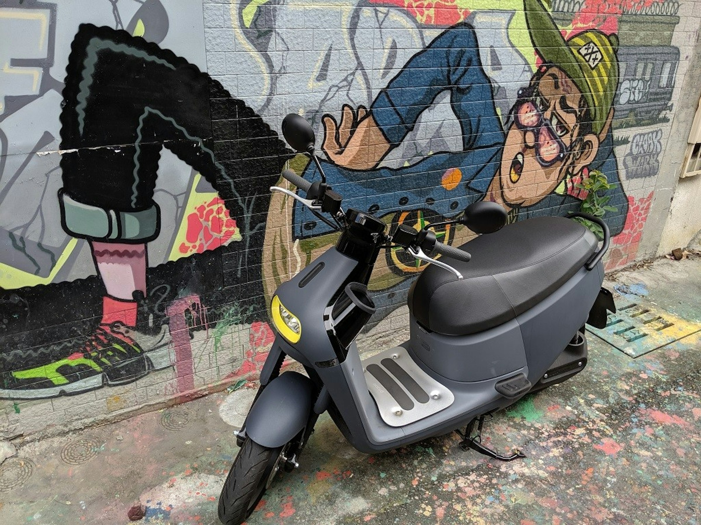Car, Street art, Personal protective equipment, , Graffiti, Art, Street, Shoe, Sporting Goods, Sports, street art, Footwear, Design, Art, Vehicle, Fictional character, Shoe, Fiction